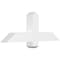 Ekena Millwork Eugene Architectural Grade PVC Gable Bracket, 36"W x 13 1/2"H x 4"D x 4"F, 9/12 Pitch GBP036X14X0404EUG00 - alternate 1